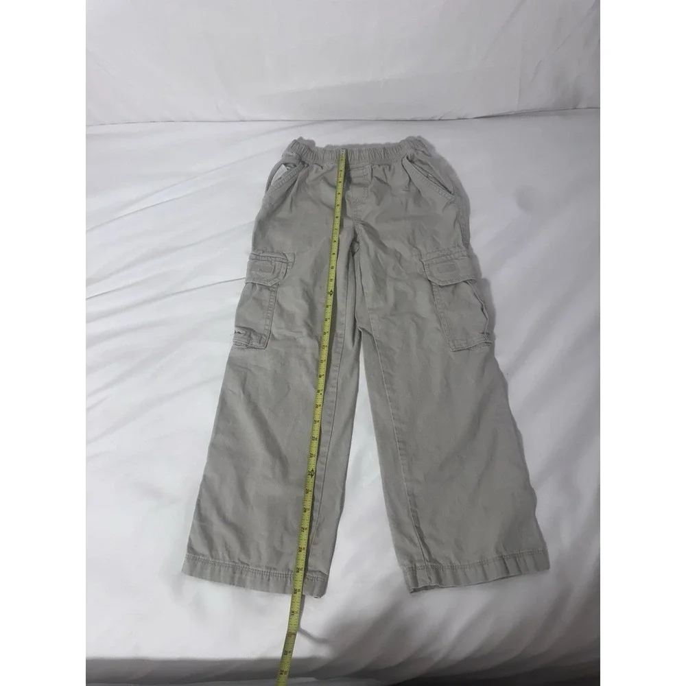 The Children's Place Est. 1989 Boys Size 8 Khaki Cargo Pants Elastic Waist